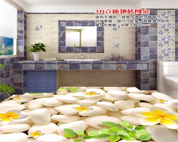 BEIBEHANG Užsakymą lipnios tapetai namų vonios grindų lipnios akmens photo 3d grindys, sienos popieriaus namų dekoro