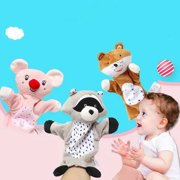 Minkštas Pliušinis Žaislas Kūdikiams Animacinių filmų Gyvūnų Koala Vertus Lėlių Ankstyvos Vaikystės, Tėvų-Vaikų Bendravimą Pirštinės Žaislas Statulėlės Žaislai Vaikas