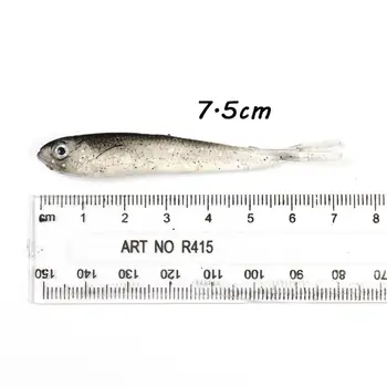 10vnt Modeliavimas Žvejybos Masalas Silikoninis Masalas 3D Akis Karpių Jaukų Dirbtinės Minkštos Gyvenimo-Pavyzdžiui, Žuvų Masalas Reikmenys, Žvejybos Reikmenys