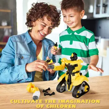 Vaikams Žaislai Nuotolinio Valdymo Robotas - RC Surinkimo Robotai Vaikams Blokai Nustatyti Švietimo Robotai STIEBO Rinkinys, Žaislai vaikas
