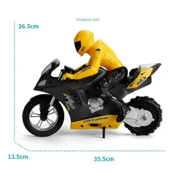 Naujas Nuotolinio Valdymo Motociklo RC Žaislo Stunt Lenktynių Drift 360 laipsnių Sukimosi Kietas Savarankiškai balansavimo Elektros 6 ašių giroskopas Suaugusiųjų Modelis
