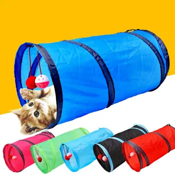 Sulankstomas Augintinių, Šunų, Kačių Tunelių Triušis Mokymo Žaislas Žaisti Tunelio Vamzdis Praktinių Nešiojamų Juokingas Naminių Gyvūnų Žaislai