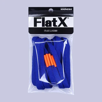FlatX 8mm Royal Mėlyna/ Neon Orange Metalo Patarimai Batraiščių Aukštos Kokybės profesionalią Sneaker Raišteliais Batraištis Lacet