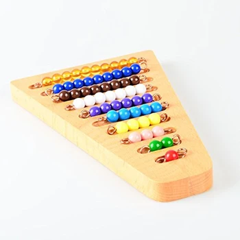 Originali Granulių Laiptų Montessori Matematikos Manipulatives Darželio Spalvos Karoliukai Laiptų Ir Organizuoti Stovo