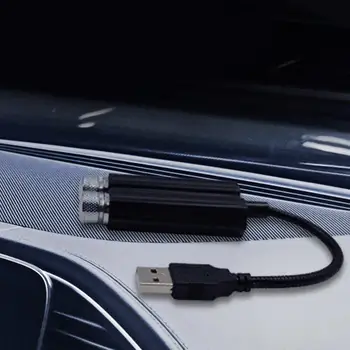 Automobilių Stogo Star Šviesos Interjero LED Žvaigždėtą Atmosfera Aplinkos Projektorius USB Apdailos Nakties Namų Dekoro Galaxy Žibintai