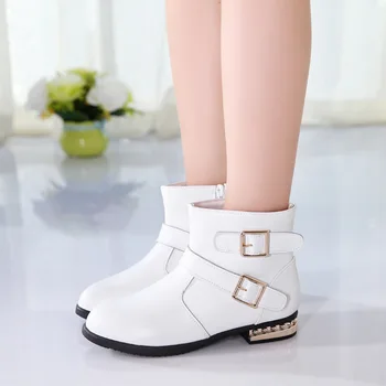 Mergaičių mados batai rudens-žiemos 2020 m. naujas didelis vamzdis Princesė vaikų trumpi batai korėjos ilgi batai medvilnės batai KN(Kilmės)