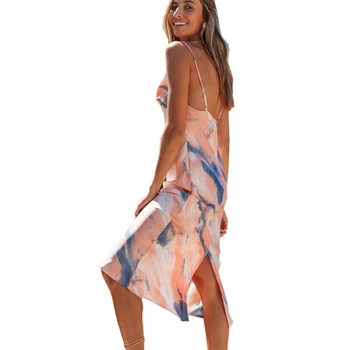 Atsitiktinis Elegantiškas Spausdinti Moteris Seksuali Suknelė 2020 mini suknelė dirželis sexy angel spausdinti Mados Slim Suknelė vasarą šalies drabužių