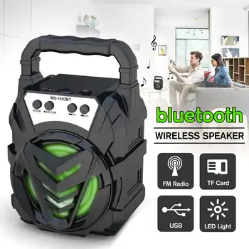 Portable bluetooth Speaker Lauko Garsiakalbio Belaidės Mini Garsiakalbis 3D 5W Stereo Muzikos Supa Paramos FM TF Kortelę Bass Box