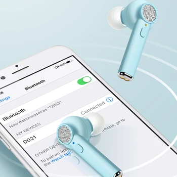 FLUXMOB D021 TWS ausinės Belaidės stereo Ausinės Bluetooth 5.0 in-ear Ausinių Sporto laisvų Rankų įranga visiems išmaniųjų telefonų smagios dovanos