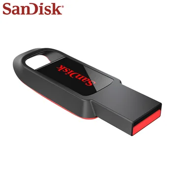 Mini usb 2.0 pen drive 128gb 64gb 32gb 16gb CZ61 pendrive originalias SanDisk black usb flash drive KOMPIUTERIUI