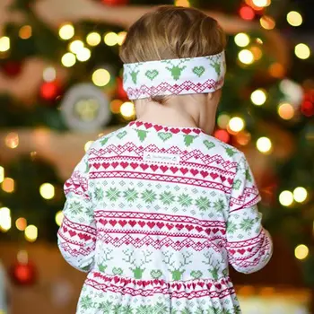 Nemokamas pristatymas Karšto Mielas Kūdikis Merginos Kalėdos Kalėdų Dress Bamblys Vaikas Atsitiktinis Suknelės, Drabužiai