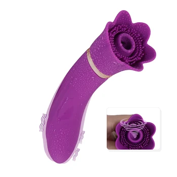 Spenelių skatinti Liežuvio Vibratorius USB Power Vibruojantis Kiaušinis G-Spot Žaislai Moters Oralinis Seksas Lyžis Moterų Spenelių Klitorio Masažas