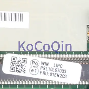 KoCoQin Nešiojamojo kompiuterio motininė plokštė LENOVO Thinkpad X260 Core SR2F1 I7-6600U Mainboard 01EN203 BX260 NM-A531 Testuotas