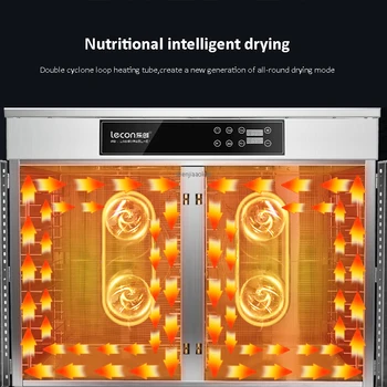 32-sluoksnių Prekybos Maisto Dehydrator vaisių Džiovinimo mašina, namų apyvokos daržovės ir vaisiai dehidratacijos mašina vaisių džiovintuvas 220v