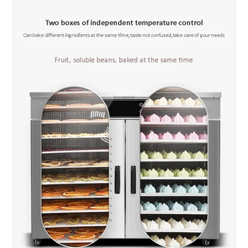 32-sluoksnių Prekybos Maisto Dehydrator vaisių Džiovinimo mašina, namų apyvokos daržovės ir vaisiai dehidratacijos mašina vaisių džiovintuvas 220v