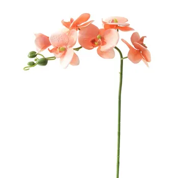 Elegantiškas 3D Phalaenopsis Orchidėja, Valgomasis, Stalo, Namų Dekoro Dirbtinės Gėlės Vestuvių 