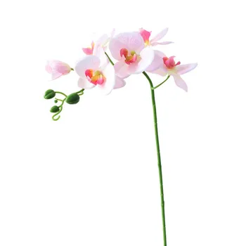 Elegantiškas 3D Phalaenopsis Orchidėja, Valgomasis, Stalo, Namų Dekoro Dirbtinės Gėlės Vestuvių 