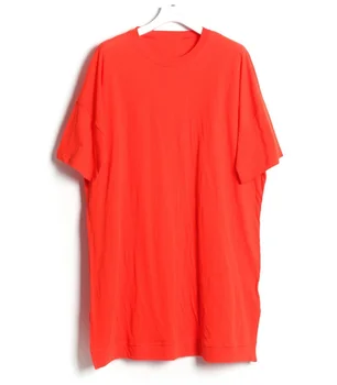 Paprasta vientisa spalva negabaritinių prarasti trumpas rankovės marškinėliai vyriški pusė rankovėmis striukė hip-hop mados