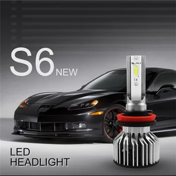 Naujas Super Aukštos Kokybės Automatinio Automobilių Stilius 2x Automobilio LED Žibintų Rinkinį 9006 200W 20000LM 6000K Ryškus LED Lempučių Lempa Auto Priedai