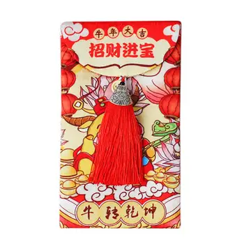 2020 M. Animacinis Tradicinių Hong Bao Kutas Sutirštės Raudona Vokai Pinigų Kišenėje Vestuvių, Gimtadienio Kinų Naujųjų Metų Pavasario Šventė*