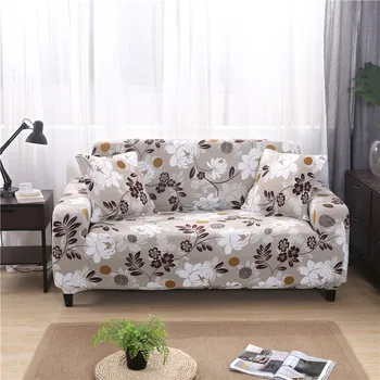 TUEDIO Gėlių Spausdinti Sofa Cover Slipcover už Kambarį Elastinga Konvertuoti Padengti Stora 