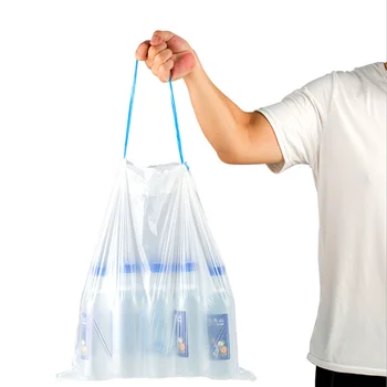 Virtuvės Šiukšlių Maišą Raišteliu kambarį saugojimo krepšys sutirštės plastiko disponuojamos namų ūkio prekės