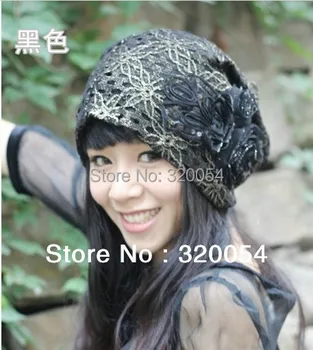 Nemokamas pristatymas,1pcs,2013 m., naujas turbaną kepurės,Pietų Korėjos versiją, rudenį, žiemą Beanies moterų skrybėlės, Poliesteris,4 spalvų,mažmeninė prekyba.