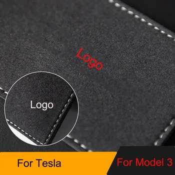 Automobilio Raktas Atveju Tesla Model3 Klavišą Kortelės Atveju Suede Klavišą Atveju Starteris Kortelės Apsauga Pakeitimo Prekių Dekoratyviniai Aksesuarai