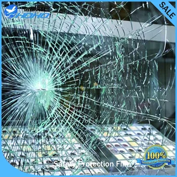 Sunice 12Mil skaidrus Saugos kino 0,3 mm storio skaidraus stiklo apsaugos lipdukas, home office, banko sudužtų-įrodymas 1.52x20m