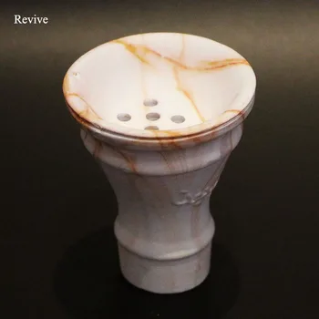 Atgaivinti didelis keramikos kaljanas 10 cm dubuo medienos grūdų chicha galvos shisha priedai porceliano nargile narguile taurės anglis turėtojas