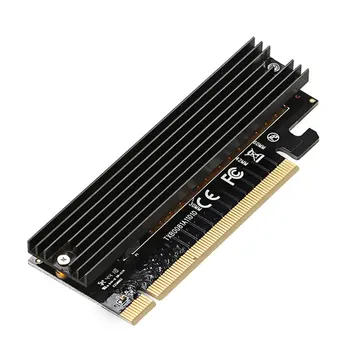 M. 2 NVMe M2 PCIE 3.0 X16 SSD Adapteris Valdiklio plokštė Klavišą M Sąsaja, Parama PCI Express 3.0x16 SSD Diską