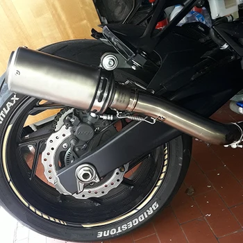 ZSDTRP 51mm Paslysti Ant Išmetimo Vamzdžio Jungties Adapteris, skirtas Ducati Scrambler Nerūdijančio Plieno Motociklo Išmetimo Vamzdžio Vidurinis