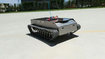 Nerūdijančio Plieno Vikšrinės Transporto priemonės degalų Bake Per Barjerą, Važiuoklės Tikrinimo Robotas Didelės Pėdos Plokštės Protingas Robotas Caterpillar Automobilio Bazės RC