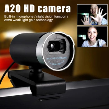 HD Kamera, Naktinio Matymo 360 Laipsnių Reguliuojamas Mikrofonas Nešiojamas Susitikimas ND998