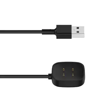 5V 1A Magnetinio Apmokestinimo Bazę, Fitbit Versa 3 Smart Žiūrėti 1m/3.3 ft Kabelis USB Adapteris Nešiojamų Kelionių Įkroviklio Fitbit Prasme