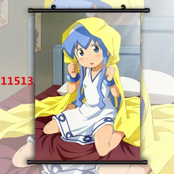 Kalmarų Mergina Ikamusume Anime, Manga HD Spausdinti Sienos Plakatas Pažymėkite