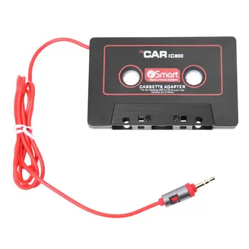 Automobilių Garso Sistemos Automobilio Stereo kasetinį Adapterį Mobilųjį Telefoną, MP3, AUX, CD Grotuvas, 3,5 mm Jack Automobilių, Sunkvežimių Van (Spalva: Juoda