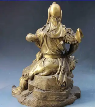 Kinijos Liaudies Varis Žalvaris šaunuoliai Dragon Guan Gong Guan Yu Kariai Budos Statula