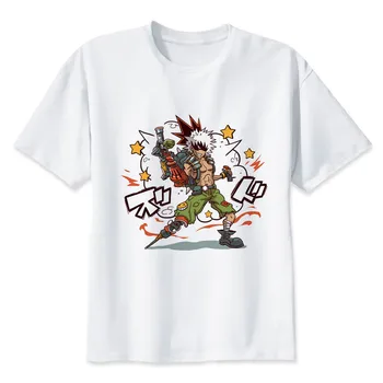 Harajuku T-shirt Boku No Herojus Spausdinti Moterys T-shirt Mados Mano Herojus akademinės bendruomenės Anime Top Moterų Marškinėliai Atsitiktinis Lady Drabužių Marškinėlius