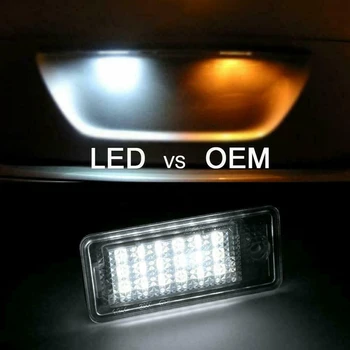 Led licencijos numerio ženklo žibintas Automobilių LED Licencijos Numerį Šviesos Lempa 12V LED Balta Lemputė