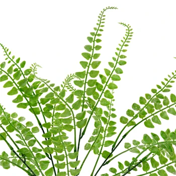 5 Šakių Dirbtinis Paparčio Žolė Žalia Augalų Modeliavimo persų Lapai Sienos Kabantys Augalai Sode Vestuvių Dekoravimas 44cm