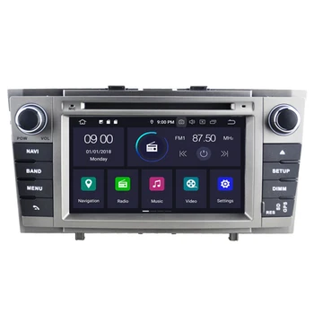 Octa Core Android 10 Automobilių Radijo DVD GPS Navigacijos, Multimedijos Grotuvas Toyota Avensis T27 2009-2019 Auto Audio Stereo Headunit
