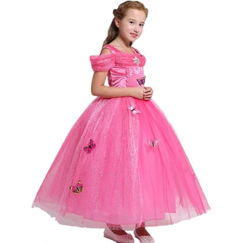 Merginų Grupė Princesė Dress Gimtadienio Helovinas Kostiumas Cosplay Vaikų Suknelė Suknelės Iki Gėlių Vestidos, Skirtas 3-10 Metų