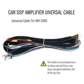 Automobilių DSP Stiprintuvas garsiakalbis linija, maitinimo kabelis, kabelis tinka bet automobilių DIY kabelį