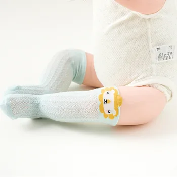 2019 0-1-3 metų kūdikių kojinės vasaros tinklelio animacinių filmų aukšto vamzdis virš kelio kūdikių anti-uodų kojinės kūdikių kojinės