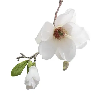 Dirbtinis Netikrą Gėlės Lapų Magnolia Gėlių, Vestuvių Puokštė Šalies Namų Puošybai 2021 Naujas