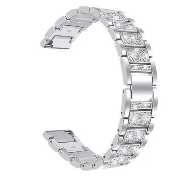 Diamond Nerūdijančio Plieno Žiūrėti Juosta Metalo Riešo Dirželis -Fitbit Prasme Versa 3 X3UA
