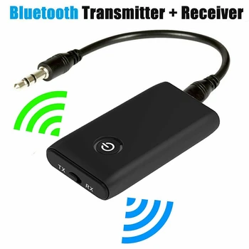 Bluetooth 5.0 Siųstuvas, Imtuvo 2-IN-1 Bevielis 3.5 mm Audio Adapteris RX/TX PC TV Ausines Namų Garso
