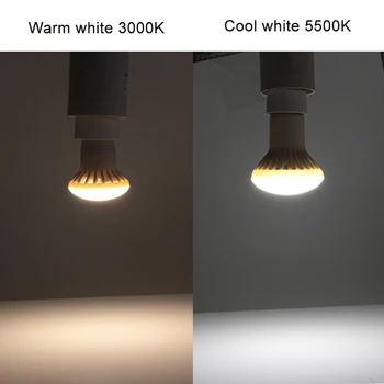 Ampulä-led prožektoriai, Skėtis lemputė E27 E14 R39 R50, R63 R80 5W 9w 7w 12w super žibintai 110v, 220v, energijos taupymo lempa namo apšvietimas