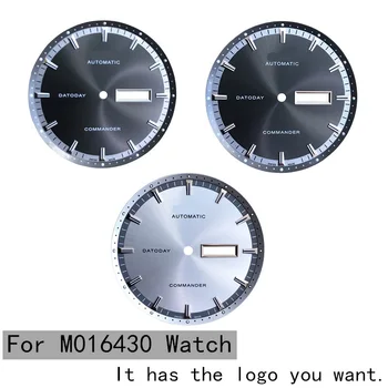 36.6 mm watch dial rankas M016430A vyrų mechaninė M016 žiūrėti tekstas žiūrėti reikmenys M016430 remontas, dalys